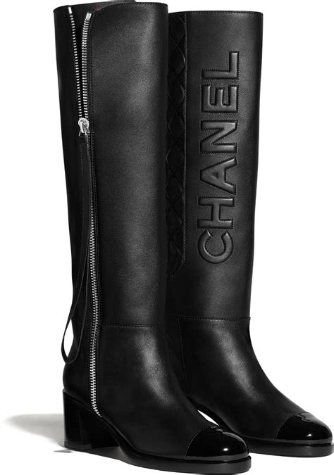 chanel gift set boots|chanel high heel boots.